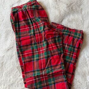 Plaid Women’s Pajama Pants - Red and Green